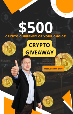  $500 crypto giveaway